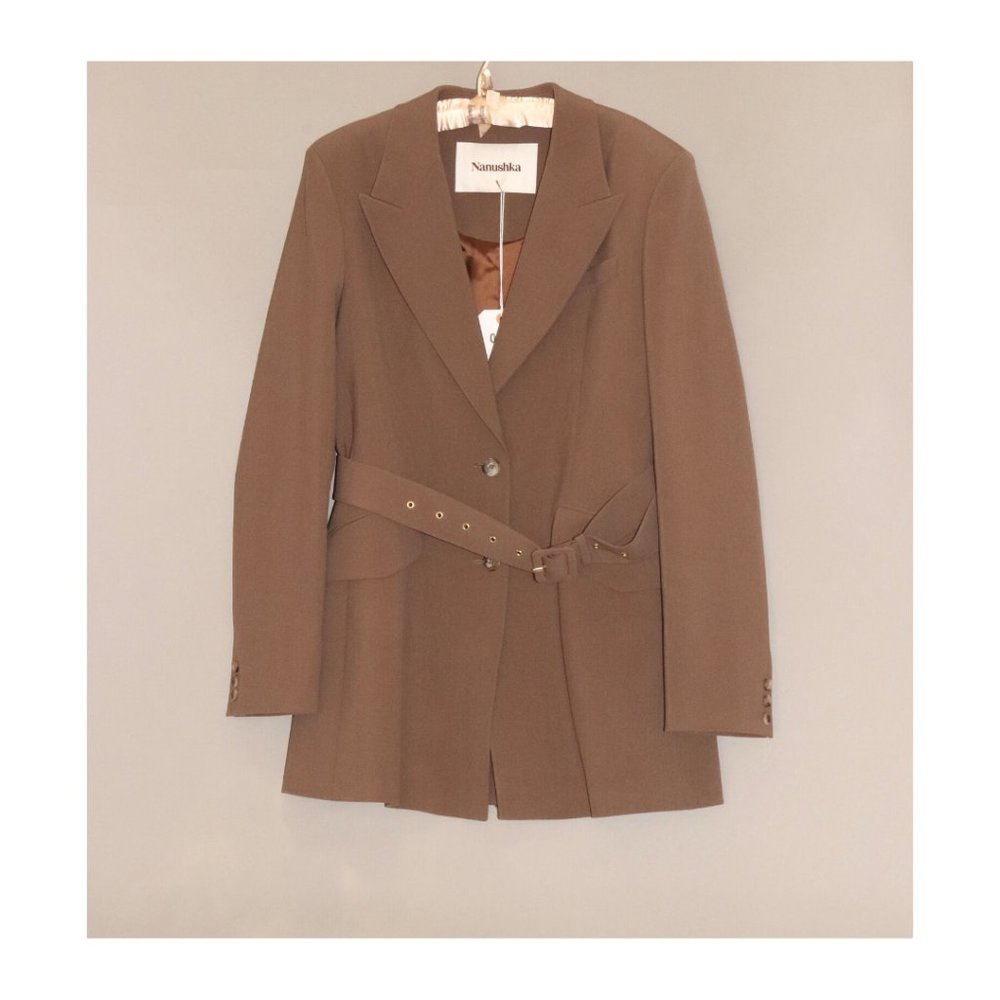 Nanushka Belted Blazer Size Large